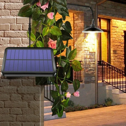 Panou solar cu 2 LED-uri